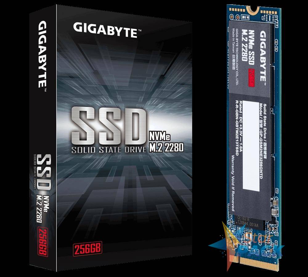 SSD GIGABYTE, 256 GB, M.2, PCIe Gen3.0 x4, 3D Nand, R/W: 1700/1100 MB/s