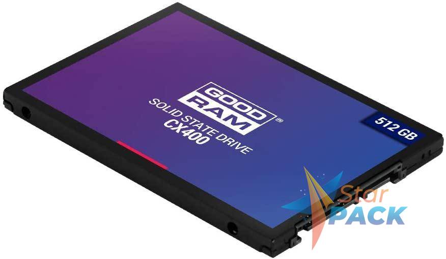 SSD GOODRAM, 512GB, 2.5 inch, S-ATA 3, 3D TLC NAND Flash, R/W: 550 MB/s/500 MB/s MB/s