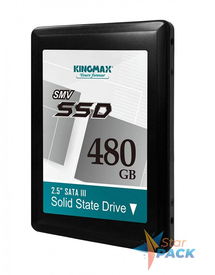 SSD KINGMAX, SMV32, 480 GB, 2.5 inch, S-ATA 3, 3D TLC Nand, R/W: 500/480 MB/s