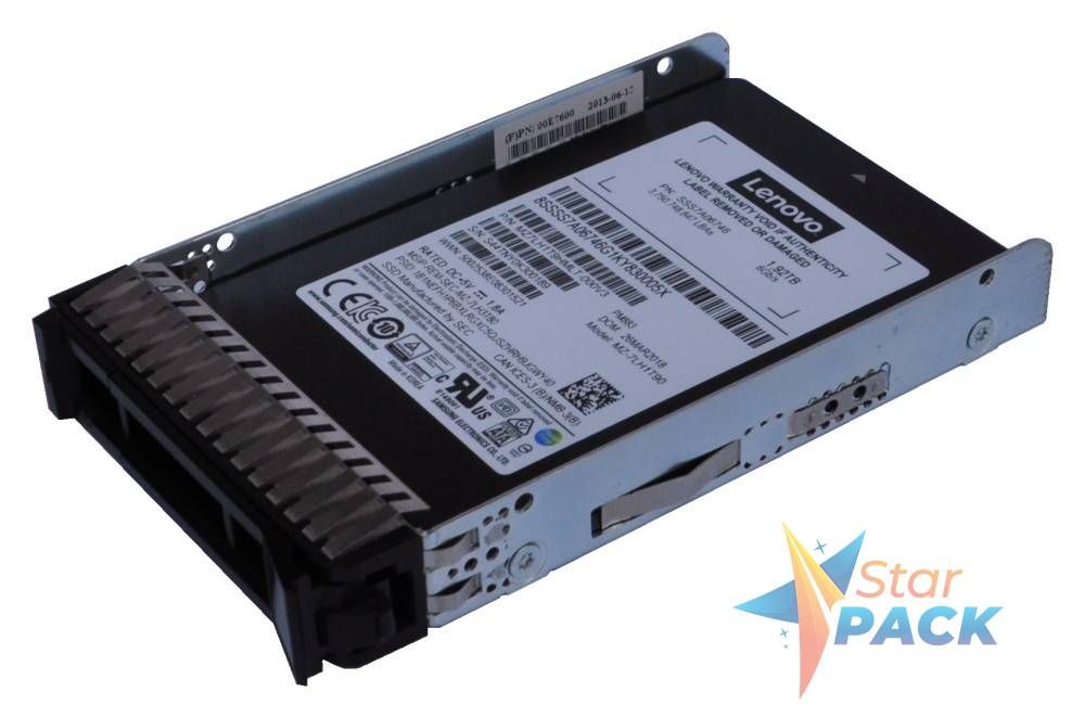 SSD LENOVO - server, 480GB, 2.5 inch, S-ATA 3, V-Nand 2bit MLC, R/W: 550 MB/s/520 MB/s MB/s