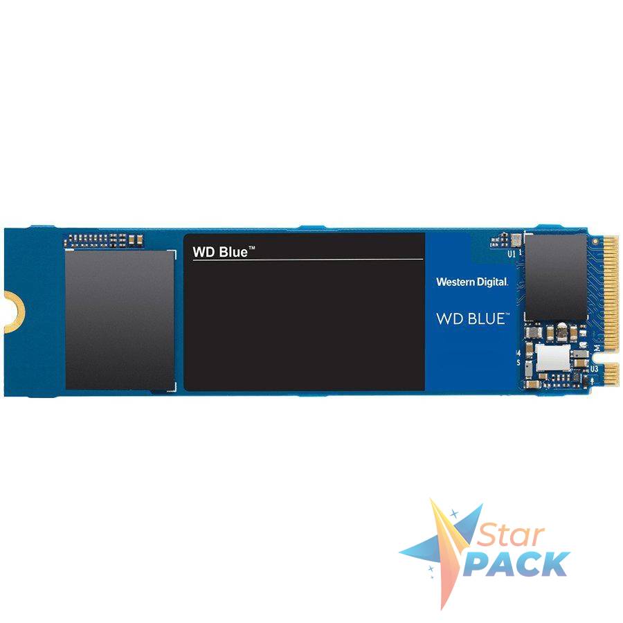 SSD WD, Blue SN550, 250 GB, M.2, PCIe Gen3.0 x4, 3D Nand, R/W: 2400/950 MB/s