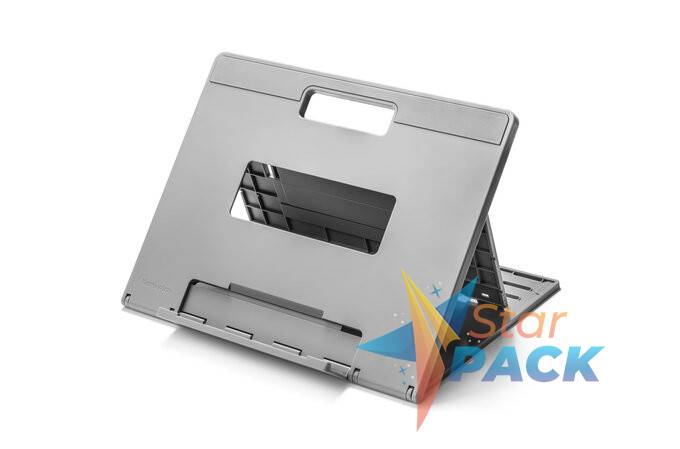 Suport pentru laptop Kensington SmartFit Easy Riser, cu spatiu pentru racire, pentru diagonale de pana la 17, gri  - 5028252599078