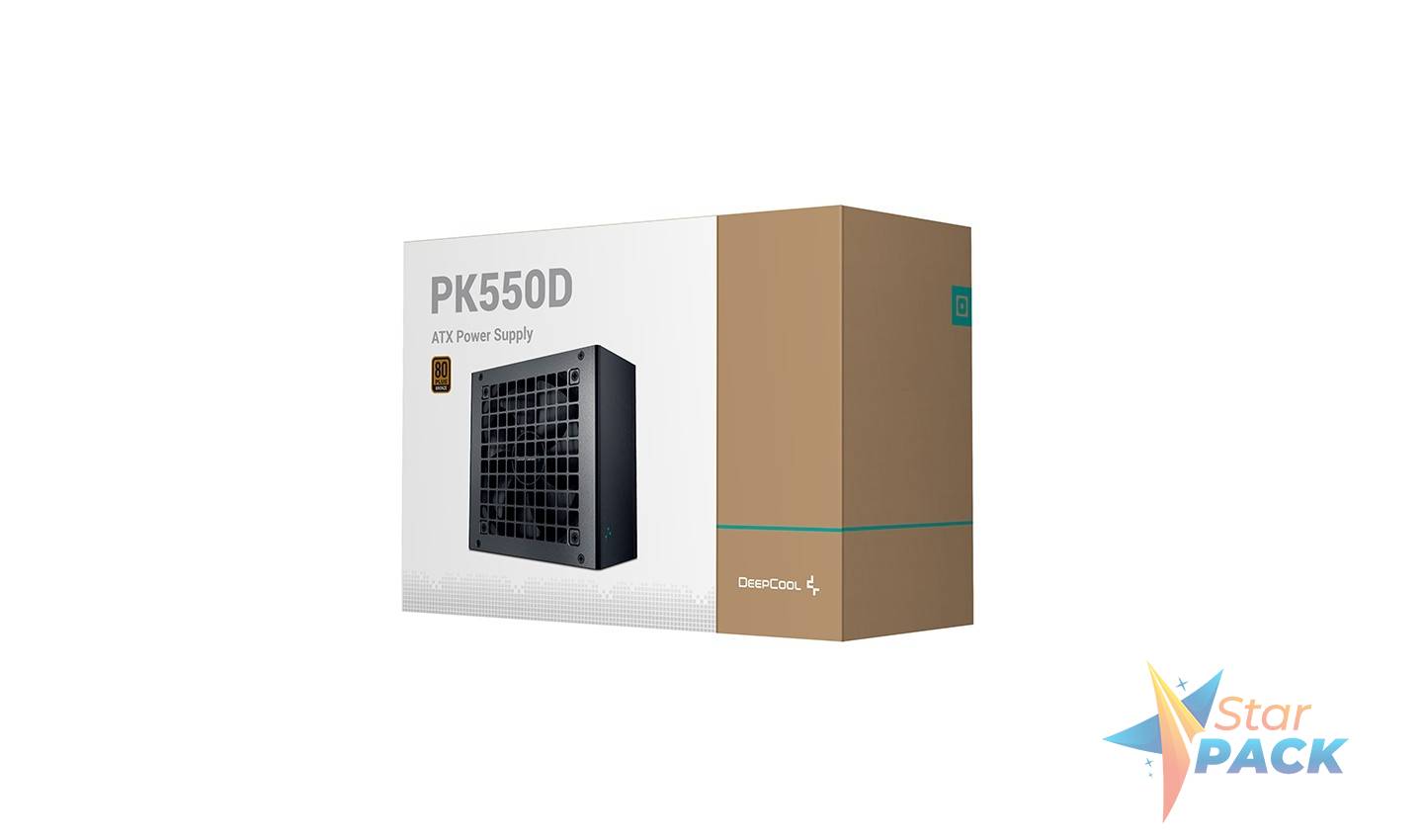 SURSA DeepCool, PK550D, 550W,120mm fan,2x PCI-E, 6xS-ATA,4Pin perif. x3 X!