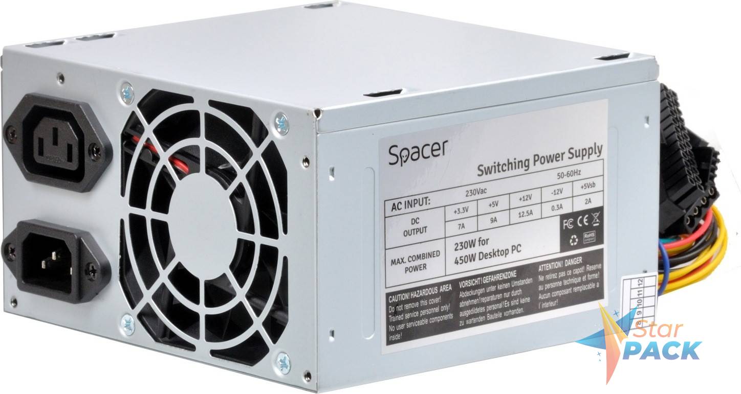 SURSA SPACER 450, 230W for 450 Desktop PC
