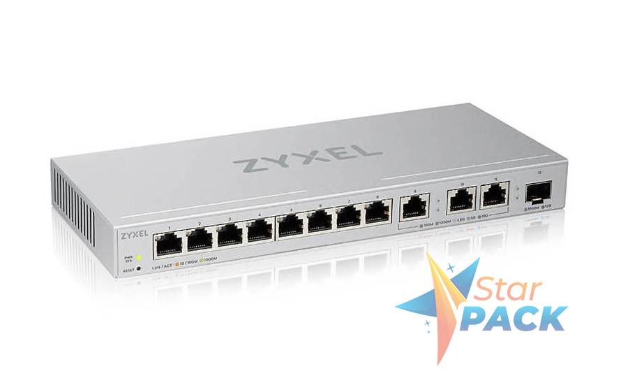 Switch,  Web Managed, Porturi 8 Gigabit, 3 2.5 Gbps, 1 SFP+  ZYXEL