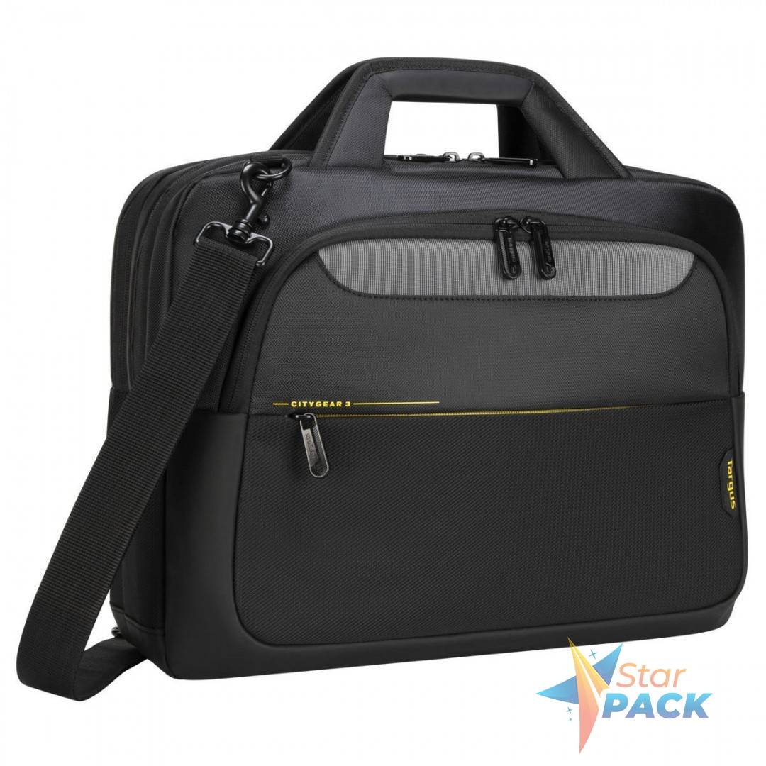 Targus CityGear 15-17.3 Topload Laptop Case Black