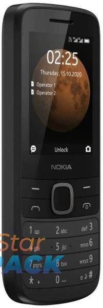 Telefon cu butoane, NOKIA, 225  ecran 2.4 inch, dual sim,  rez. camera 0.3 Mpix,  memorie interna 128 MB, 4G, OEM, acumulator 1150 mAh, negru