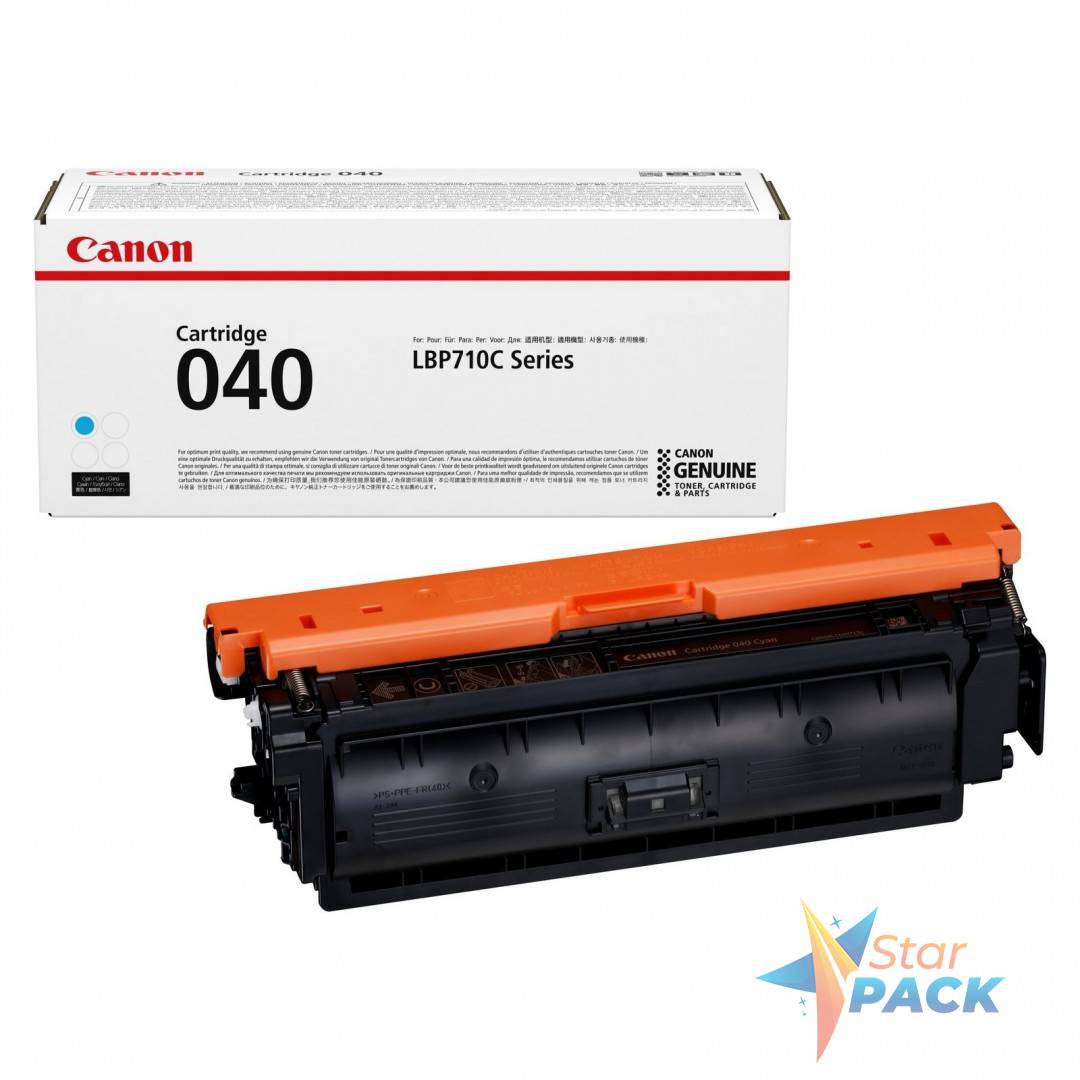 Toner Original Canon Cyan, CRG-040C, pentru I-Sensys LBP-710|LBP-712, 5.4K