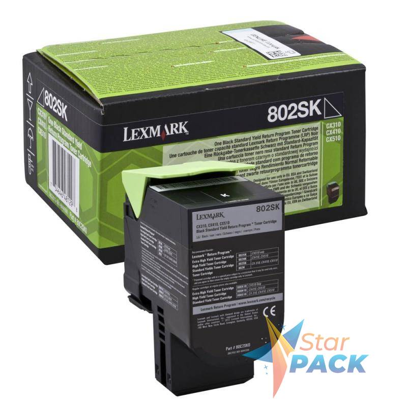Toner Original Lexmark Black pentru CX310|CX410|CX510, 2.5K