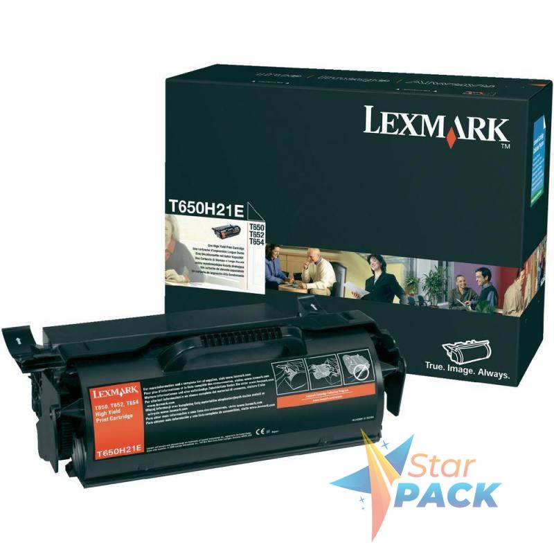 Toner Original Lexmark Black pentru T650|T652|T654|T656, 25K