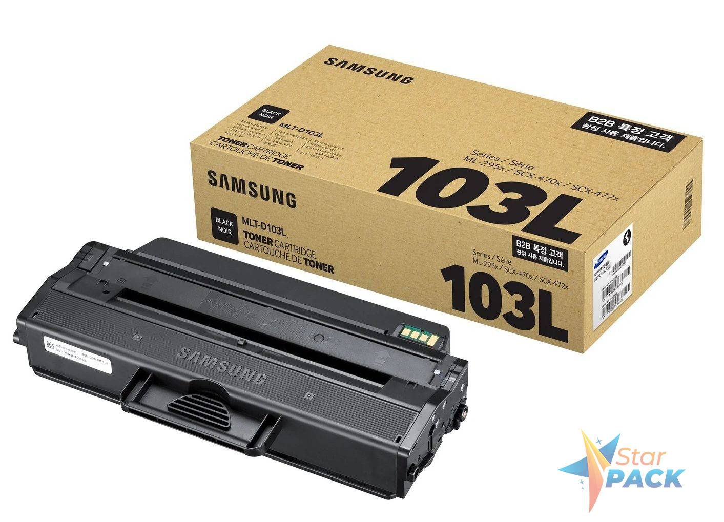 Toner Original Samsung Black, D103L, pentru ML-2950|2955|SCX-4705|4727|4728|4729 , 2.5K