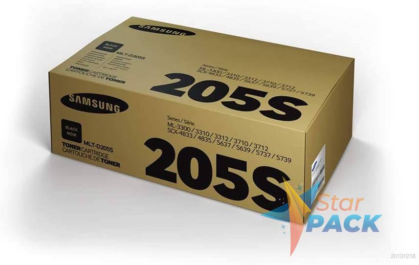 Toner Original Samsung Black, D205S, pentru ML-3310D|ML-3310ND|ML-3710D|ML-3710DW|ML-3710ND|SCX-4833FD|SCX-4833FR|SCX-5637FR|SCX-5637FW|SCX-5737FW, 2K