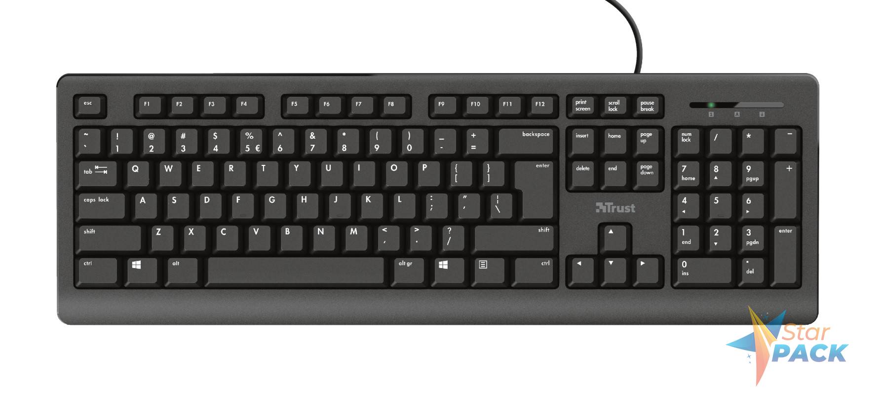 Trust Primo Full-size keyboard silent