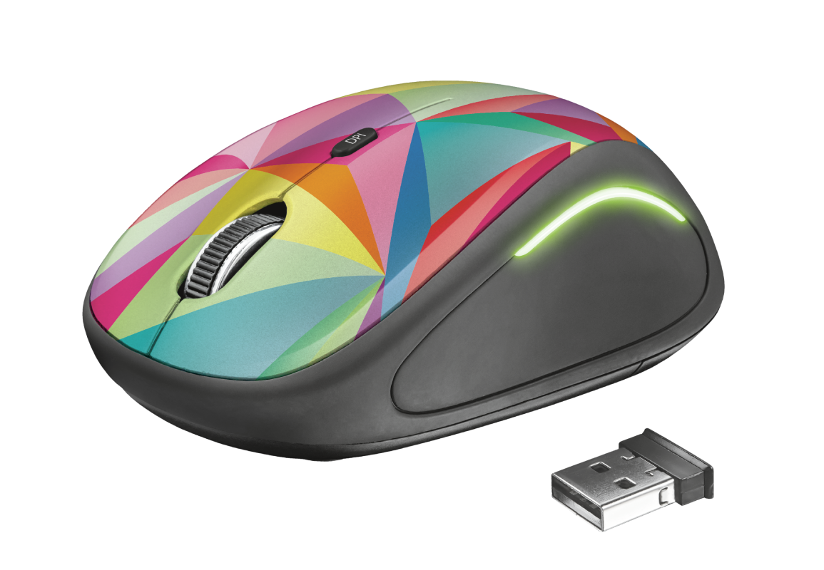 Trust Yvi FX Wireless Mouse - multicolor