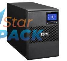UPS Eaton, Online, Tower, 900 W, fara AVR, IEC x 6, display LCD, back-up 11 - 20 min.