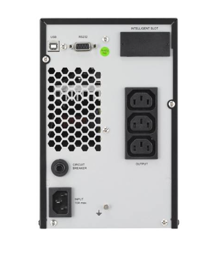 UPS FORTRON Online cu Sinusoida Pura, tower,  1000VA/  900W, AVR, 3 x socket IEC, display LCD, 2 x baterie 12V/9Ah, con. USB, RS232, dubla conversie,Champ 1K Tower