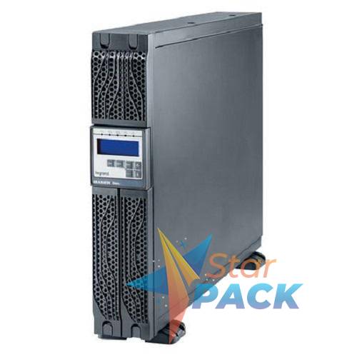 UPS LEGRAND, DAKER DK, Online cu sinusoida pura, tower, rack, 2000VA/1800W, AVR, IEC x 6, 6 x baterie 12V/7.2Ah, display LCD, back-up 1 - 10 min.