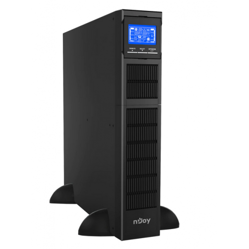 UPS Njoy Balder 2000, Online, Tower/rack, 2000 W, AVR, IEC x 8, display LCD, back-up 11 - 20 min.