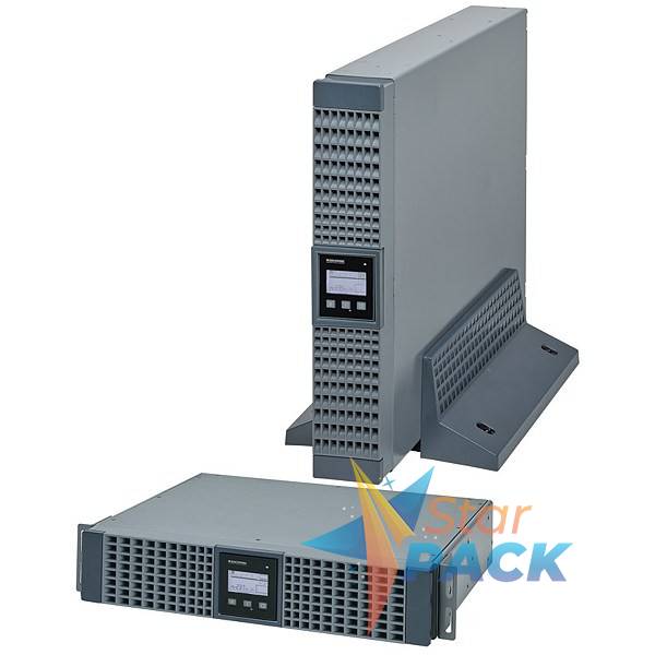 UPS Socomec NETSYS RT2 1100, Online, Tower/rack, 900 W, fara AVR, IEC x 6, display LCD, back-up 1 - 10 min.