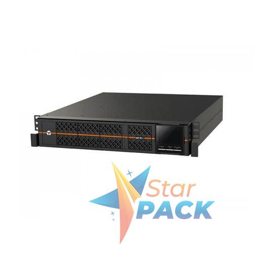UPS Vertiv GXT RT+, Online, Tower/rack, 1360 W, fara AVR, IEC x 6, display LCD, back-up 1 - 10 min.