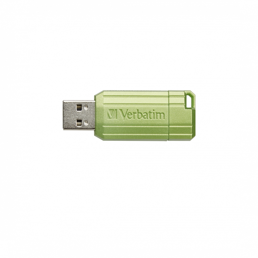 USB DRIVE 2.0 PINSTRIPE 16GB STORE  N  GO EUCALYPTUS GREEN