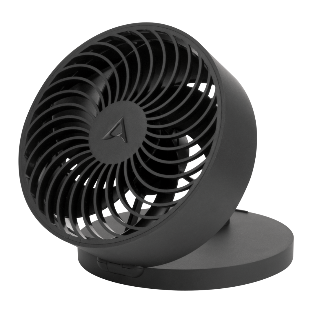 Ventilator birou Arctic Summair Plus, negru, pliabil, max 3300 rpm, 112mm diametru, USB Type-C