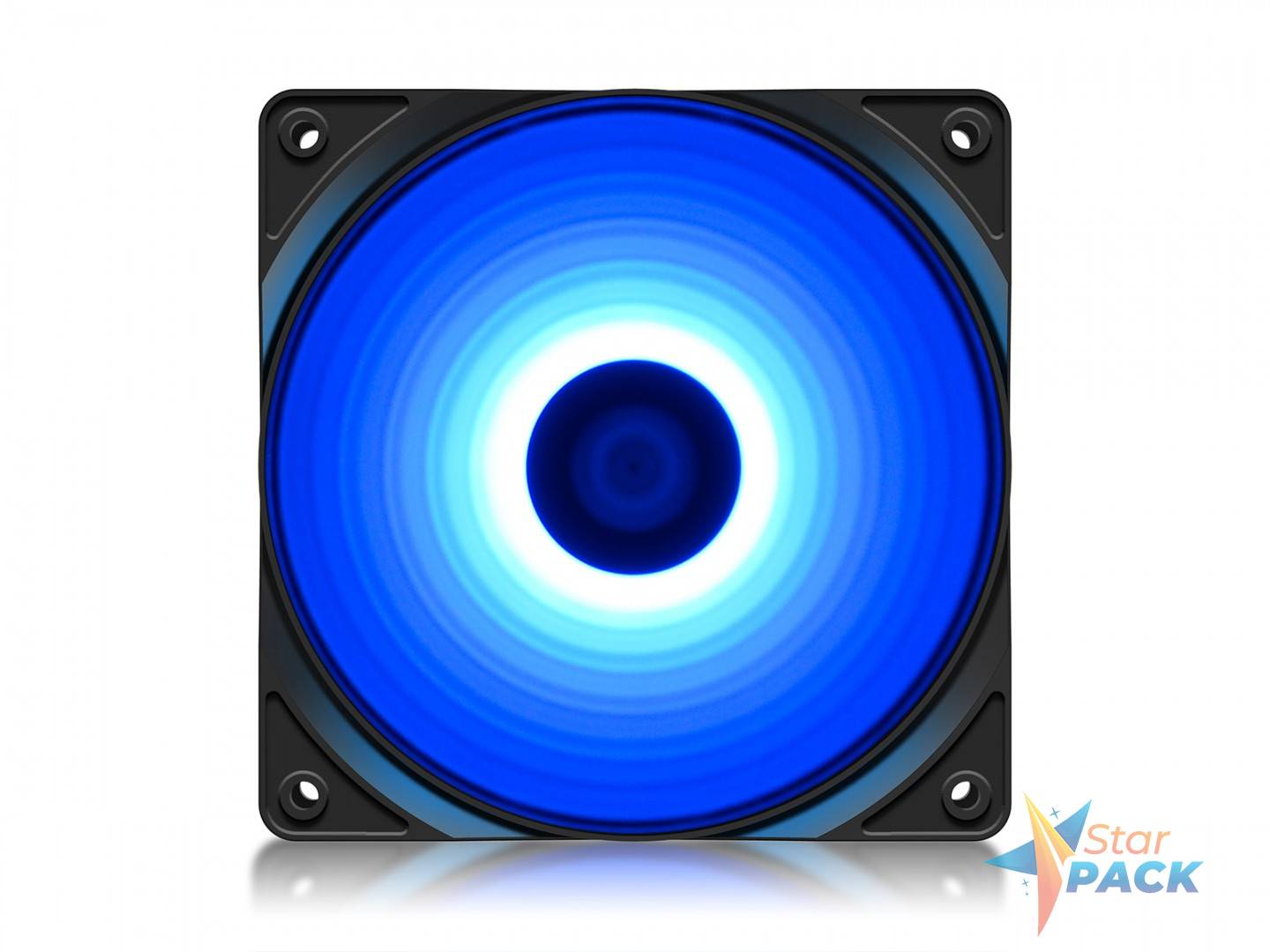 VENTILATOR DEEPCOOL PC  RF120B, 120x120x25 mm, 4 blue LED, Hydro Bearing