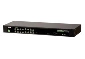16-Port PS/2-USB  VGA KVM Switch/Cascade