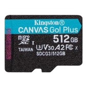 512GB microSDXC Canvas Go Plus 170R A2 U3 V30 Single Pack w/o ADP