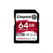 64GB Canvas React Plus SDXC UHS-II 300R/260W U3 V90 for Full HD/4K/8K