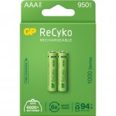 Acumulatori GP Batteries, ReCyko 1000mAh AAA 1.2V NiMH, paper box 2 buc. 