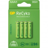 Acumulatori GP Batteries, ReCyko 1000mAh AAA 1.2V NiMH, paper box 4 buc. 