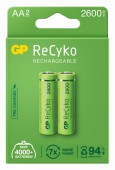 Acumulatori GP Batteries, ReCyko 2600mAh AA 1.2V NiMH, paper box 2 buc. 