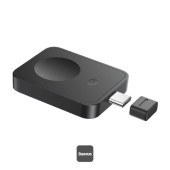 ADAPTOR alimentare Baseus MagPro Magnetic, incarcator wireless pentru Apple watch, USB Type-C la MagPro 2.5W, negru  - 6932172679491