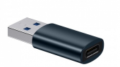 ADAPTOR Baseus Ingenuity Series Mini OTG, USB 3.1 to USB Type-C, corp metalic, albastru  - 6932172605803
