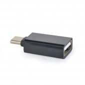 ADAPTOR GEMBIRD, pt. smartphone, USB 2.0 Type-C la USB 2.0, negru