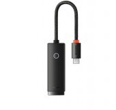 ADAPTOR RETEA Baseus Lite, USB Type-C to RJ-45 Gigabit LAN, LED, negru   - 6932172606114