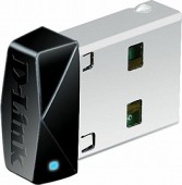 ADAPTOR RETEA D-LINK pico, extern wireless 2.4 GHz, USB 2.0, port, 150 Mbps, antena interna x 1