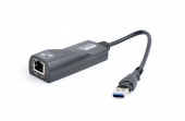 ADAPTOR RETEA GEMBIRD , extern, USB 3.0, port RJ-45, 1000 Mbps