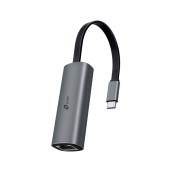 ADAPTOR RETEA TP-LINK , extern, USB-C, port RJ-45 Gigabit LAN, 2.5 Gbps, metalic, gri