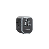 Adaptor universal de calatorie retea Vention 20W, PD 20W, QC 18W negru,  - 6922794775930