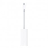 Adaptor USB smartphone Apple, Thunderbolt 3 la Thunderbolt 2, cauciuc, alb
