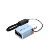 Adaptor USB Vention, OTG, USB-C la USB 3.1, 10Gbps, PVC, albastru,  -6922794779976