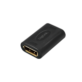ADAPTOR video LOGILINK, DisplayPort la DisplayPort, conectori auriti, rezolutie maxima 8K la 60 Hz, plastic, alb