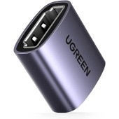 ADAPTOR video Ugreen, HD159 cupla extender HDMI la HDMI, rezolutie maxima 8K UHD la 60 Hz, conectori auriti, aluminiu, gri - 6957303895922