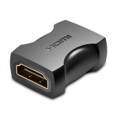 Adaptor video Vention, cupla HDMI la HDMI, rezolutie 4K la 60Hz, bidirectional, conectori auriti, negru,  - 6922794747968