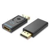 Adaptor video Vention, DisplayPort la HDMI, rezolutie 4K la 30Hz, negru,  - 6922794746510