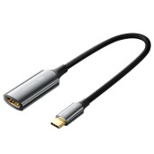 Adaptor video Vention, USB-C la HDMI, 0.25m, rezolutie 4K la 60Hz, conectori auriti, gri,  - 6922794776968