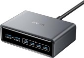 Alimentator retea Anker, 200W, GaN, 4 x USB-C, 2 x USB-A, QC, PD, argintiu,  - 0194644041007