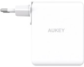 Alimentator retea Aukey, PA-B7O WH, 140W, fast charge, 2 x USB-C, 1 x USB-A, alb,  - 689323785797